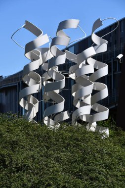 WARSAW, POLAND - JUL 3: Vistula Boulevards in Warsaw, Poland, as seen on July 3, 2022.