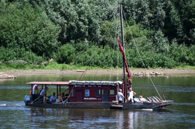 WARSAW, POLAND - JUL 3: View from the Vistula Boulevards in Warsaw, Poland, as seen on July 3, 2022.