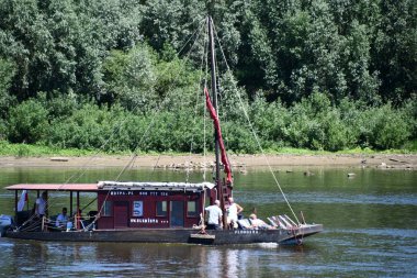 WARSAW, POLAND - JUL 3: View from the Vistula Boulevards in Warsaw, Poland, as seen on July 3, 2022.