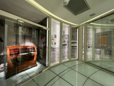 WARsaw, POLAND - 10 Temmuz 2022 'de Polonya' nın Varşova kentindeki NBP Para Merkezi.