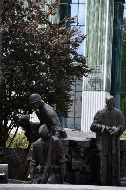 10 Temmuz 2022 'de Polonya' nın Varşova kentindeki Varşova Ayaklanma Müzesi 'nde görüldü.. 