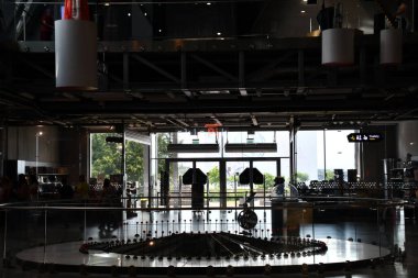 WARsaw, POLAND - 11 Temmuz 2022 'de Polonya' nın Varşova kentindeki Kopernik Bilim Merkezi.