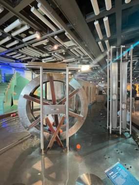 WARsaw, POLAND - 11 Temmuz 2022 'de Polonya' nın Varşova kentindeki Kopernik Bilim Merkezi.