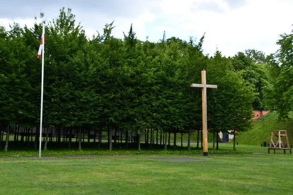 WARSAW, POLAND - JUL 10: Katyn Museum (Muzeum Katynskie) in Warsaw, Poland, as seen on July 10, 2022.