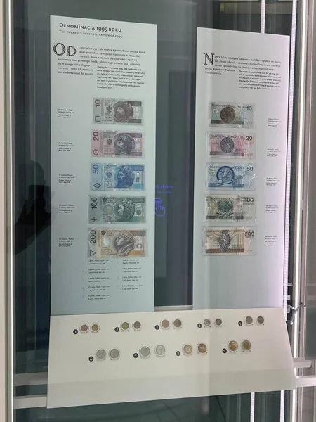 Warsaw Polónia Jul Nbp Money Centre Varsóvia Polônia Como Visto — Fotografia de Stock