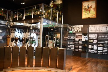WARSAW, POLAND - JUL 11: Legia Museum in Warsaw, Poland, as seen on July 11, 2022.