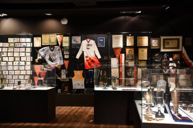 WARSAW, POLAND - JUL 11: Legia Museum in Warsaw, Poland, as seen on July 11, 2022.