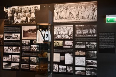 WARSAW, POLAND - JUL 11: Legia Museum in Warsaw, Poland, as seen on July 11, 2022.