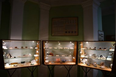 WARSAW, POLAND - JUL 13: Museum of the Earth at Polish Academy of Sciences in Warsaw, Poland, as seen on July 13, 2022.