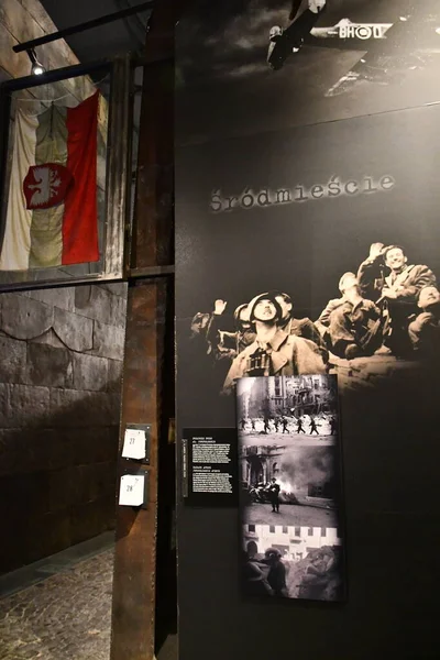 Temmuz 2022 Polonya Nın Varşova Kentindeki Varşova Ayaklanma Müzesi Nde — Stok fotoğraf