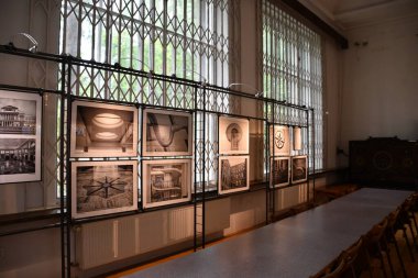 WARSAW, POLAND - JUL 13: Museum of the Earth at Polish Academy of Sciences in Warsaw, Poland, as seen on July 13, 2022.