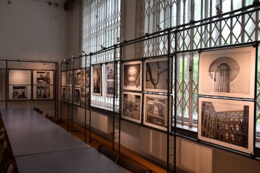 WARSAW, POLAND - JUL 13: Museum of the Earth at Polish Academy of Sciences in Warsaw, Poland, as seen on July 13, 2022.