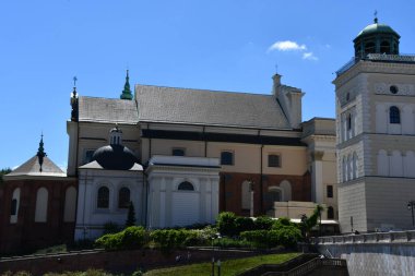 WARSAW, POLAND - JUL 13: Taras Widokowy PKiN Observation Tower in Warsaw, Poland, as seen on July 13, 2022.