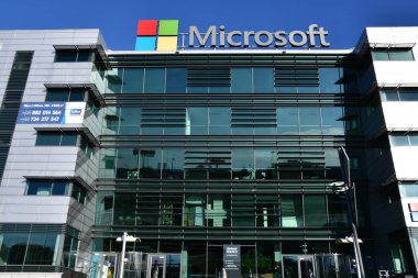 WARSAW, POLAND - JUL 14: Microsoft Polska in Warsaw, Poland, as seen on July 14, 2022.