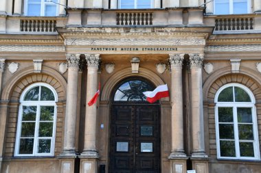 WARSAW, POLAND - JUL 15: National Museum of Ethnography in Warsaw, Poland, as seen on July 15, 2022.