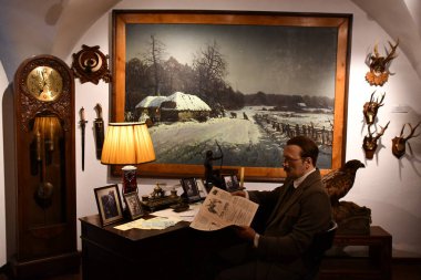 WARSAW, POLAND - JUL 15: Museum of Hunting and Horsemanship at Royal Lazienki Museum in Warsaw, Poland, as seen on July 15, 2022.