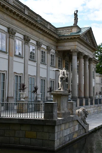 Warsaw Poland Juli Slottet Royal Lazienki Museum Warszawa Polen Sett — Stockfoto