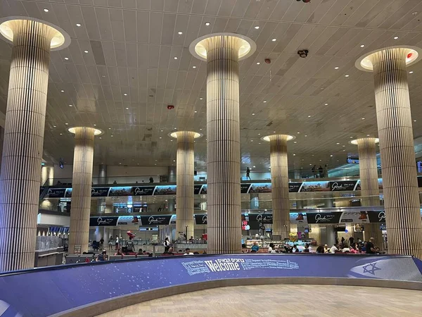 Tel Aviv Israel Jul Термінал Аеропорту Бен Гуріон Тель Авіві — стокове фото
