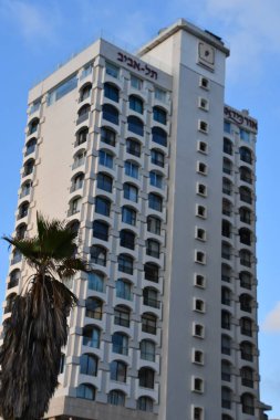 TEL AVIV, ISRAEL - 18 Temmuz 2021 'de İsrail' in Tel Aviv sahilinde görüldü..