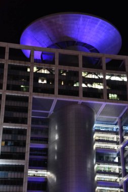 TEL AVIV, ISRAEL - 20 Temmuz 2021 'de İsrail' in Tel Aviv kentindeki gökdelenler.