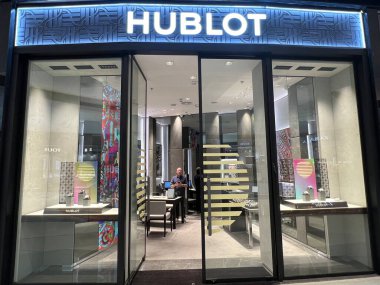 TEL AVIV, ISRAEL - JUL 21: Hublot store at TLV Fashion Mall in Tel Aviv, Israel, as seen on July 21, 2022.