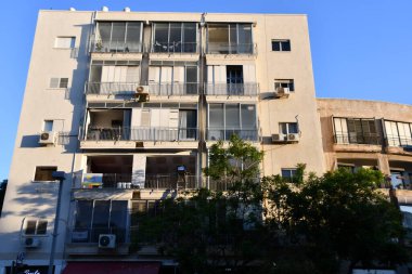 TEL AVIV, ISRAEL - 20 Temmuz 2021 'de İsrail' in Tel Aviv kenti civarında görüldü..