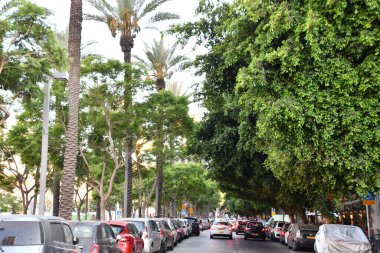 TEL AVIV, ISRAEL - 20 Temmuz 2021 'de İsrail' in Tel Aviv kenti civarında görüldü..