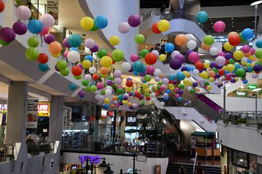 TEL AVIV, ISRAEL - JUL 21: Dizengoff Center in Tel Aviv, Israel, as seen on July 21, 2022.