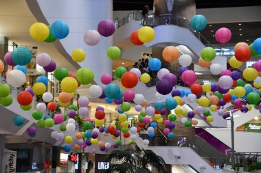TEL AVIV, ISRAEL - JUL 21: Dizengoff Center in Tel Aviv, Israel, as seen on July 21, 2022.