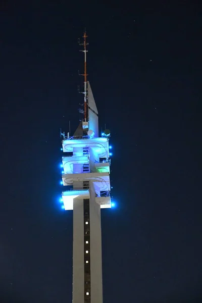 Tel Aviv Israel Jul Wieża Marganit Tel Awiwie Izrael Widziana — Zdjęcie stockowe