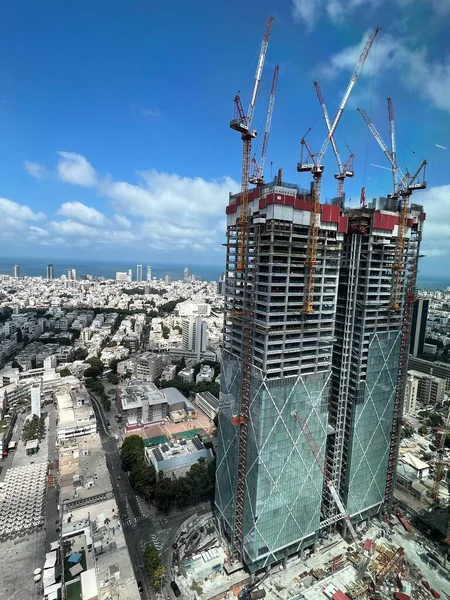 Tel Aviv Israel Jul Повітряний Вид Тель Авіва Ізраїлі Видно — стокове фото