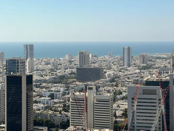 Tel Aviv Israel Jul 2021年7月20日現在イスラエルのテルアビブの空中風景 — ストック写真