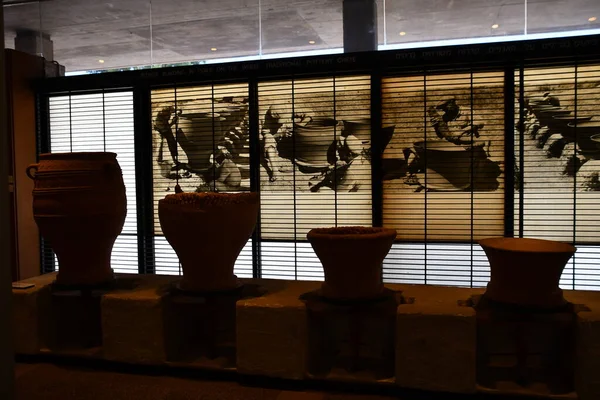 Tel Aviv Israel Jul 以色列特拉维夫Muza Eretz以色列博物馆的Hanewspapmuseum Ceramics Pavilion 见2022年7月20日 — 图库照片