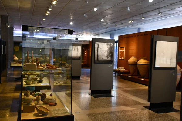 Tel Aviv Israel Jul Pavilhão Cerâmica Museu Haaretz Muza Eretz — Fotografia de Stock