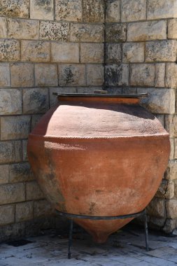 TEL AVIV, ISRAEL - 20 Temmuz 2022 'de İsrail' in Tel Aviv kentindeki Muza Eretz Müzesi 'nde İnsan ve Çalışma Pavyonu. 