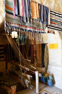 TEL AVIV, ISRAEL - 20 Temmuz 2022 'de İsrail' in Tel Aviv kentindeki Muza Eretz Müzesi 'nde İnsan ve Çalışma Pavyonu. 