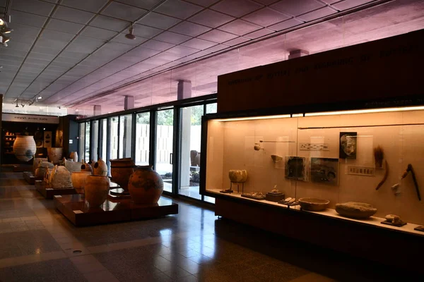 Tel Aviv Israel Jul Pavilhão Cerâmica Museu Haaretz Muza Eretz — Fotografia de Stock