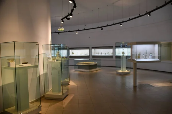 Tel Aviv Israel Jul 以色列特拉维夫Muza Eretz以色列博物馆的Hanewspapmuseum Glass Pavilion 见2022年7月20日 — 图库照片