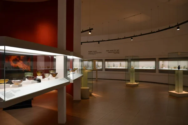 Tel Aviv Israel Jul 以色列特拉维夫Muza Eretz以色列博物馆的Hanewspapmuseum Glass Pavilion 见2022年7月20日 — 图库照片
