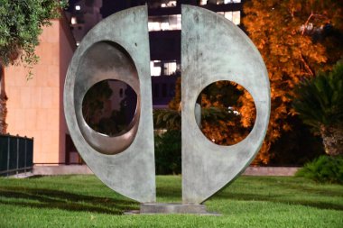 TEL AVIV, ISRAEL - JUL 21: Tel Aviv Museum of Art in Israel, as seen on July 21, 2022.