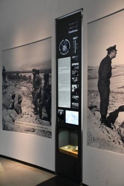 TEL AVIV, ISRAEL - 20 Temmuz 2021 'de İsrail' in Tel Aviv kentindeki Yitzhak Rabin Center.