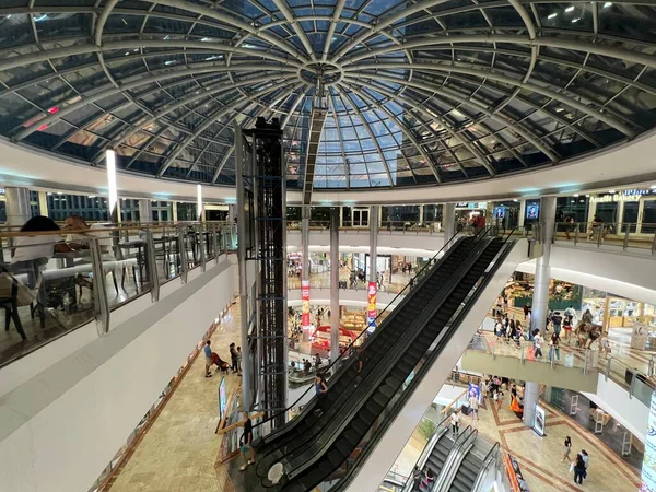 stock image TEL AVIV, ISRAEL - JUL 21: Azrieli Mall in Tel Aviv, Israel, as seen on July 21, 2021.