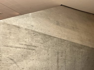 TEL AVIV, ISRAEL - 21 Temmuz 2021 'de İsrail' de Tel Aviv Sanat Müzesi.