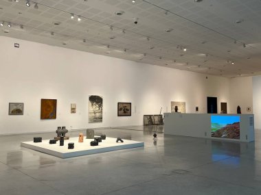 TEL AVIV, ISRAEL - 21 Temmuz 2021 'de İsrail' de Tel Aviv Sanat Müzesi.
