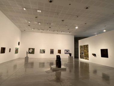 TEL AVIV, ISRAEL - 21 Temmuz 2021 'de İsrail' de Tel Aviv Sanat Müzesi.