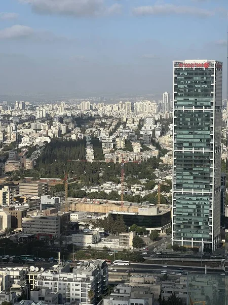 Tel Aviv Israel Jul Letecký Pohled Tel Aviv Izraeli Viz — Stock fotografie