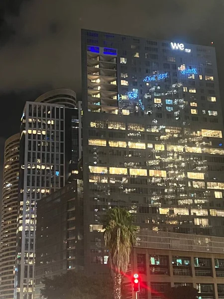 Tel Aviv Israel Июл Небоскрёбы Тель Авиве Израиль Июля 2021 — стоковое фото