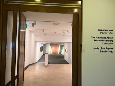 TEL AVIV, ISRAEL - 21 Temmuz 2021 'de İsrail' de Tel Aviv Sanat Müzesi.