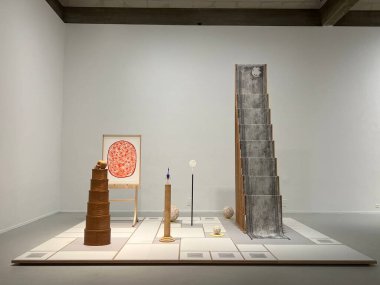 TEL AVIV, ISRAEL - 21 Temmuz 2021 'de İsrail' de Tel Aviv Sanat Müzesi.