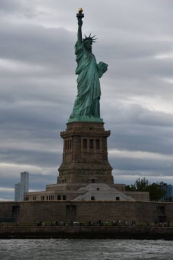 NEW YORK, NY - JUN 18: Statue of Liberty at Liberty Island in New York City, USA, as seen on June 18, 2022. 